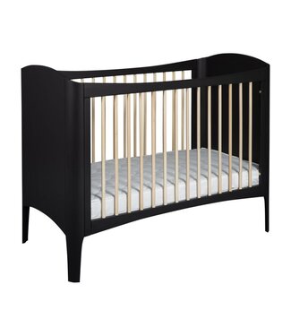 Troll Nursery Troll Nursery - Bed 60X120 Wave Black/Wax