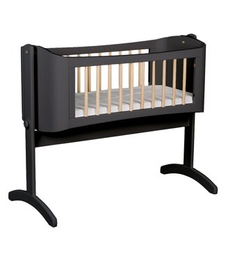 Troll Nursery Troll Nursery - Schommelwieg Wave Black/Wax