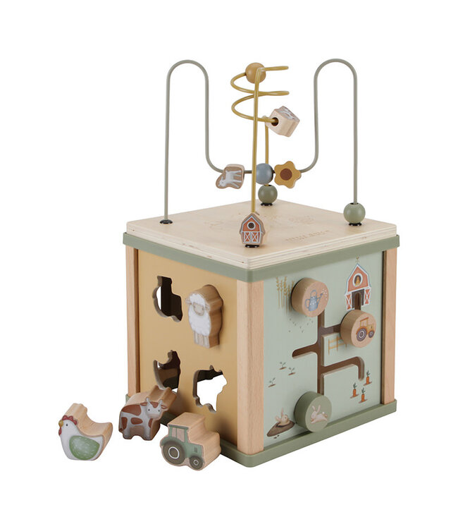 Little Dutch Toys Little Dutch Toys - Activiteitenkubus Little Farm FSC