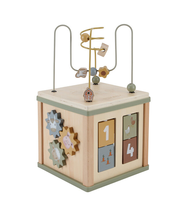 Little Dutch Toys Little Dutch Toys - Activiteitenkubus Little Farm FSC