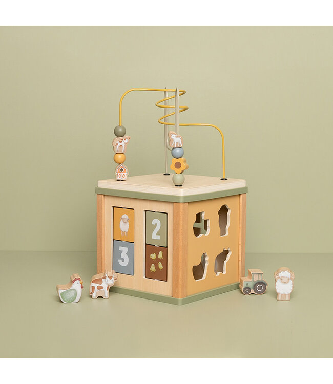 Little Dutch Toys Little Dutch Toys - Activiteitenkubus Little Farm FSC