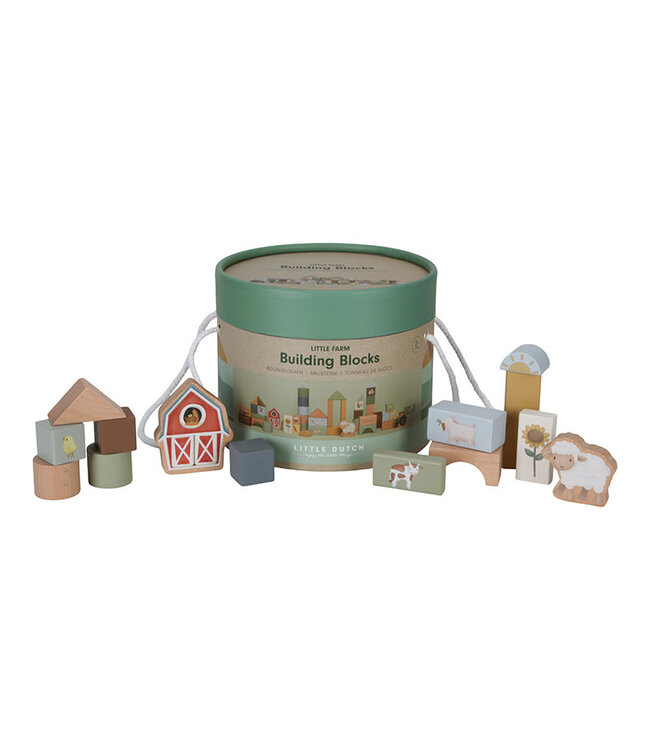 Little Dutch Toys Little Dutch Toys - Bouwblokken Little Farm FSC