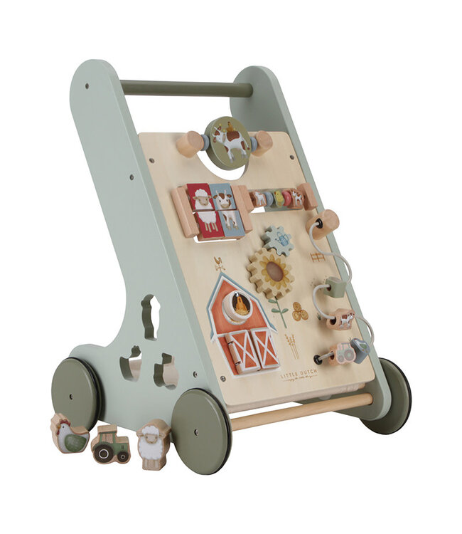 Little Dutch Toys Little Dutch Toys - Activiteiten loopwagen Little Farm FSC