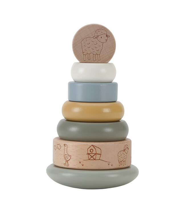 Little Dutch Toys Little Dutch Toys - Tuimelstapelaar Little Farm FSC