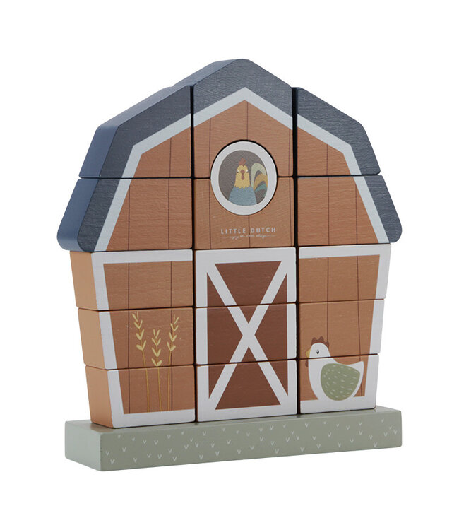 Little Dutch Toys Little Dutch Toys - Stapel Boerderijhuis Little Farm FSC