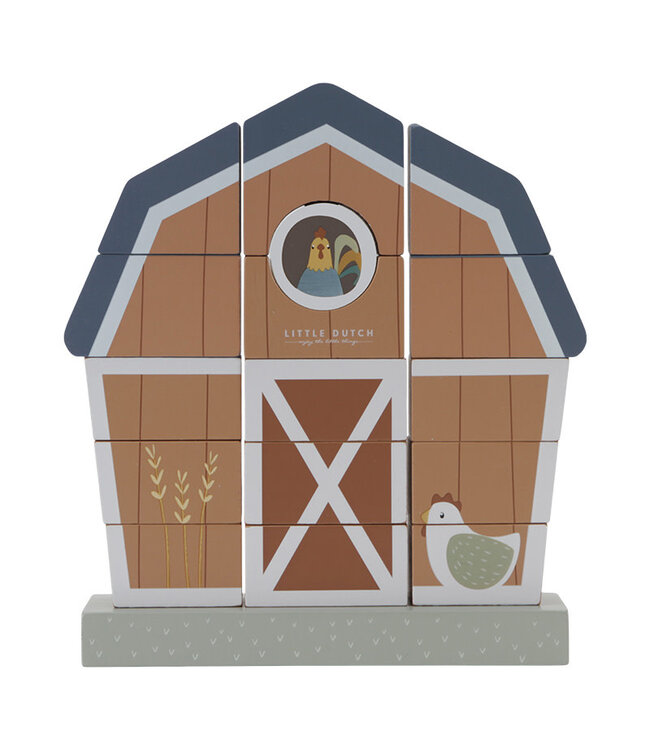 Little Dutch Toys Little Dutch Toys - Stapel Boerderijhuis Little Farm FSC