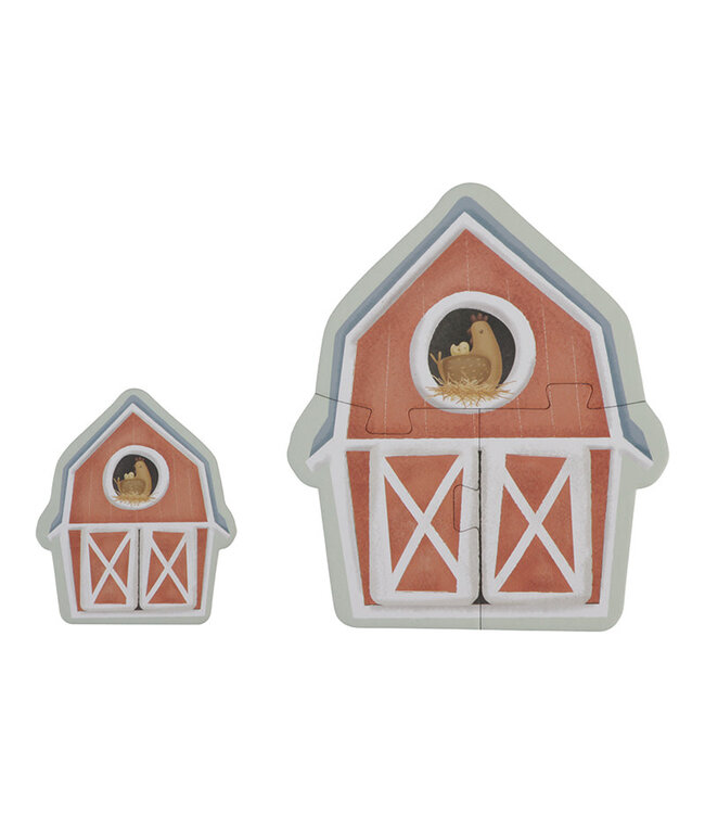 Little Dutch Toys Little Dutch Toys - 6 in 1 puzzel Little Farm FSC
