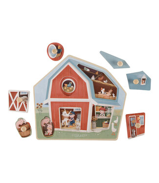 Little Dutch Toys Little Dutch Toys - Houten puzzel Little Farm FSC
