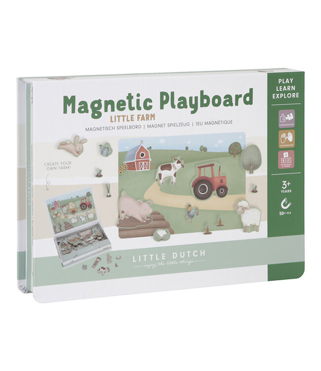 Little Dutch Toys Little Dutch Toys - Magnetisch speelbord Little Farm FSC