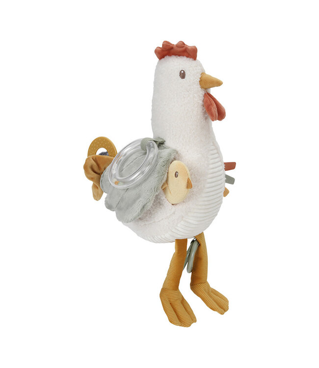 Little Dutch Toys Little Dutch Toys - Activiteitenknuffel kip 25cm Little Farm