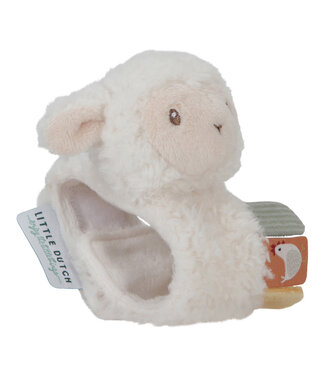 Little Dutch Toys Little Dutch Toys - Polsrammelaar schaap Little Farm