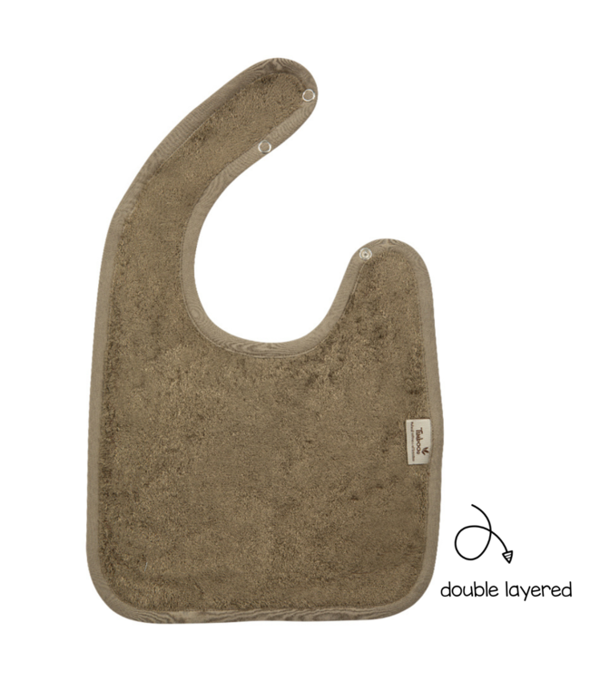 Timboo Timboo - Bib Doubled 26X38Cm - Jungle Green