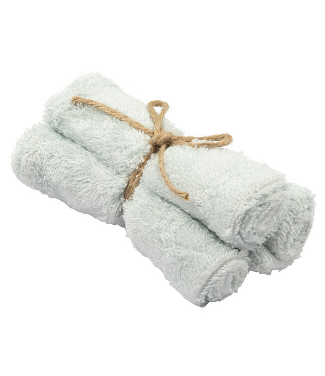 Timboo Timboo - Washcloth (3 Pieces) - Riviera Blue