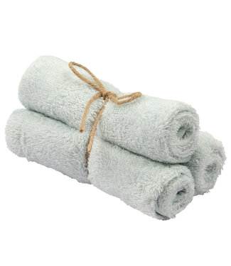 Timboo Timboo - Guest Towel 29,5X50Cm (3 Pcs) 547 - Riviera Blue