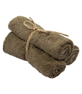 Timboo Timboo - Guest Towel 29,5X50Cm (3 Pcs) 548 - Jungle Green