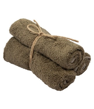 Timboo Timboo - Guest Towel 29.5X50Cm (3 Pcs) - Jungle Green