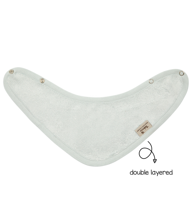 Timboo Timboo - Bandana Bib Doubled 36X20Cm - Riviera Blue