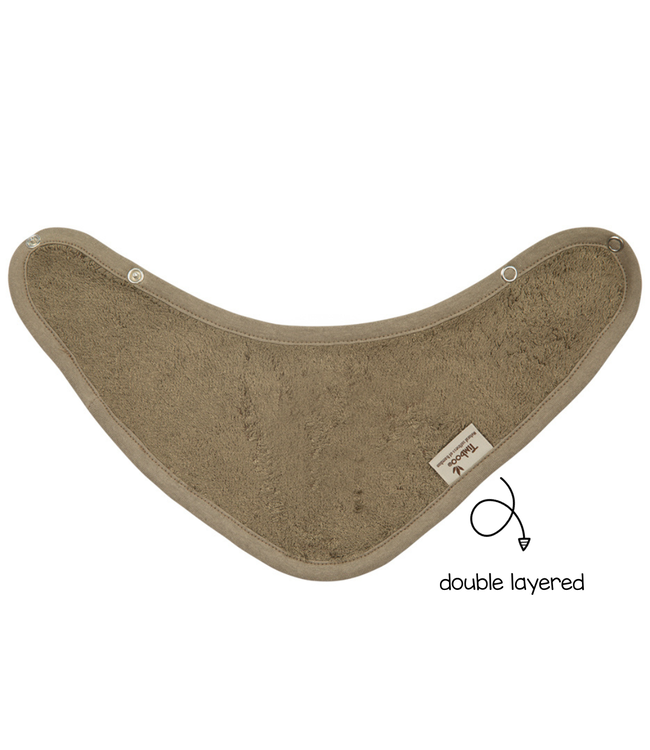 Timboo Timboo - Bandana Bib Doubled 36X20Cm - Jungle Green