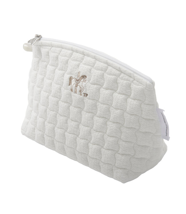 Theophile & Patachou Theophile & Patachou - Toilettas - Gewatteerd Ivoor Carrousel