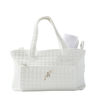 Theophile & Patachou Theophile & Patachou - Verzorgingstas + waskussen - Gewatteerd Ivoor Carrousel