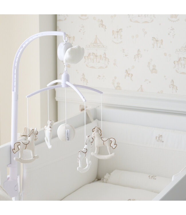 Theophile & Patachou Theophile & Patachou - Muziekmobiel paard Ivoor Carrousel