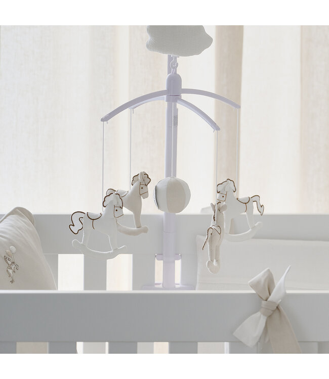 Theophile & Patachou Theophile & Patachou - Muziekmobiel paard Ivoor Carrousel