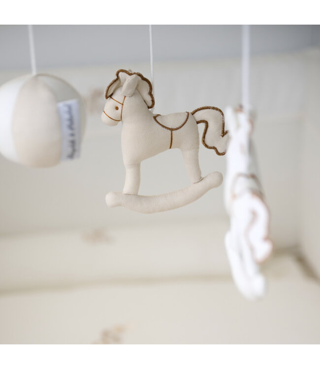 Theophile & Patachou Theophile & Patachou - Muziekmobiel paard Ivoor Carrousel