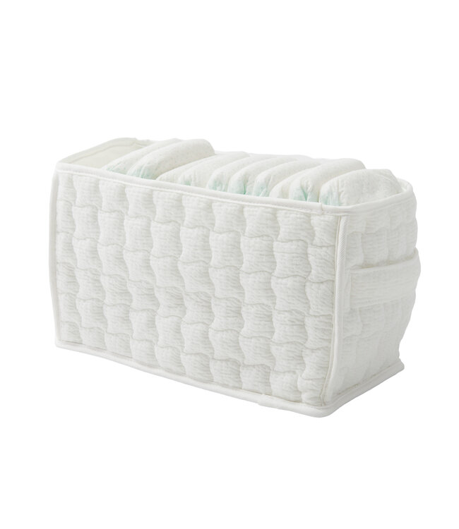 Theophile & Patachou Theophile & Patachou - Verzorgingsmand voor luiers  - Gewatteerd Ivoor Carrousel