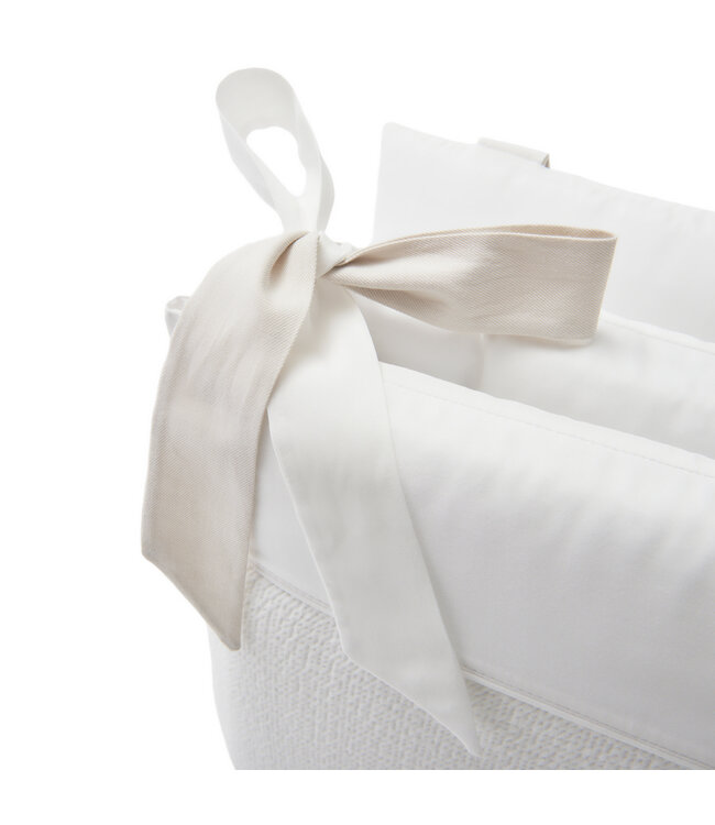 Theophile & Patachou Theophile & Patachou - Bedbeschermer 60cm gewafeld (60x60x60cm) H32cm Ivoor Carrousel