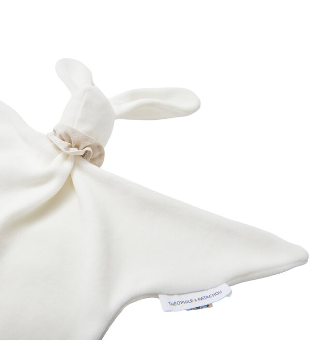Theophile & Patachou Theophile & Patachou - Knuffeldoekje - fluweel Ivoor Carrousel