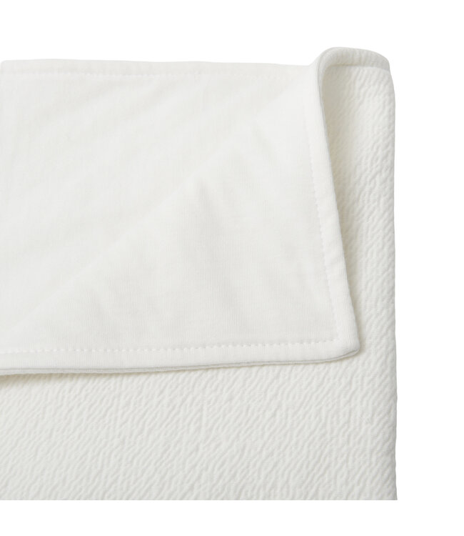 Theophile & Patachou Theophile & Patachou - Doopdeken 65x80cm - Gewafeld Ivoor Carrousel