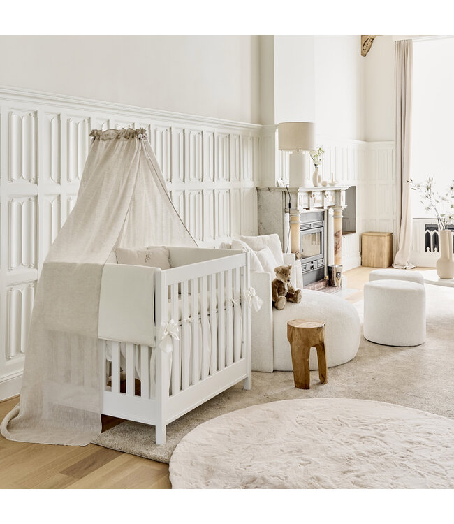 Theophile & Patachou Theophile & Patachou - Tapijt rond 160cm  SOFT beige Carrousel