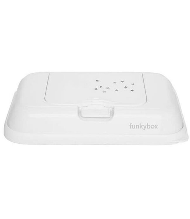FunkyBox Funkybox - Billendoekjesdoos To Go - white - little stars