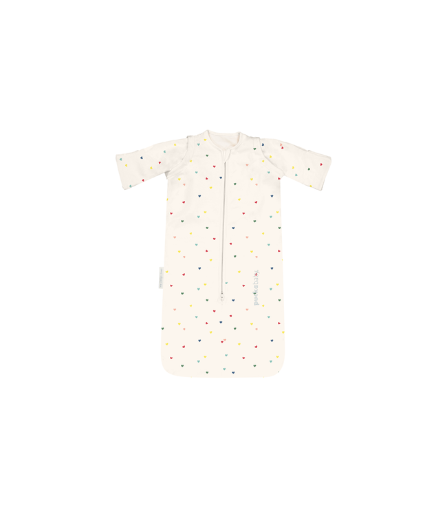 Puckababy Puckababy - The Bag Newborn  < 6 M | 70 CM - Hearts Confetti - Cotton