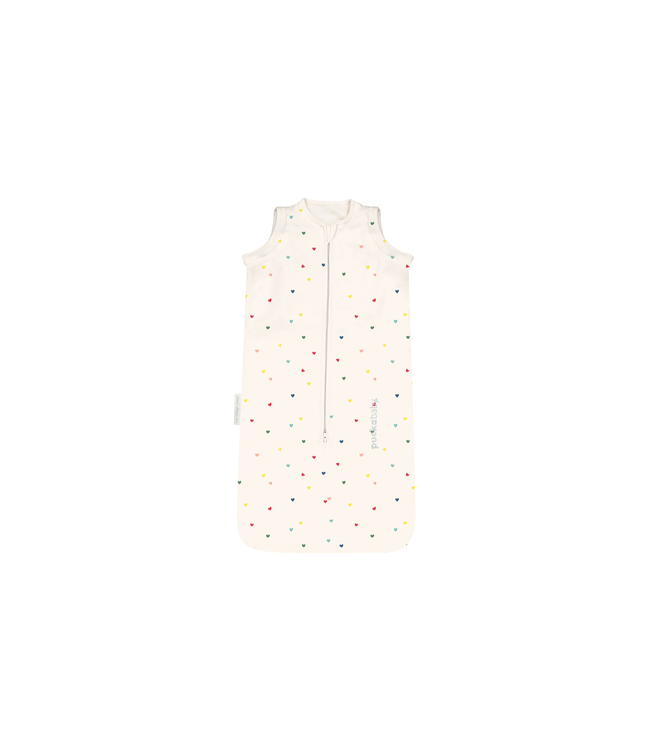 Puckababy Puckababy - The Bag Newborn  < 6 M | 70 CM - Hearts Confetti - Cotton