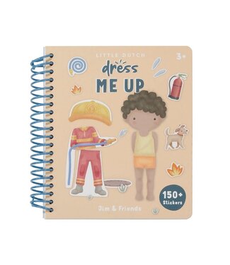 Little Dutch Little Dutch - Aankleed- en stickerboek Jim & Friends