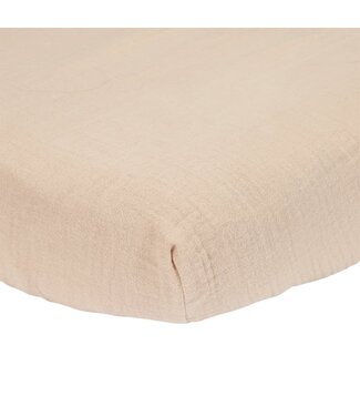 Little Dutch Little Dutch - Hoeslaken hydrofiel wieg Beige