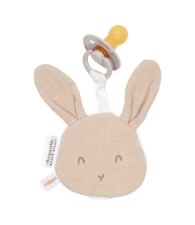 Little Dutch Little Dutch - Speendoekje hydrofiel Konijn Beige