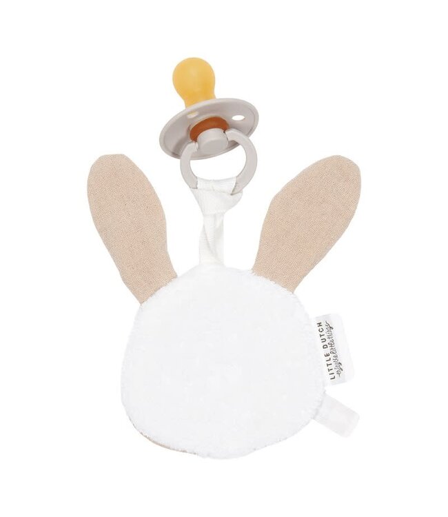 Little Dutch Little Dutch - Speendoekje hydrofiel Konijn Beige