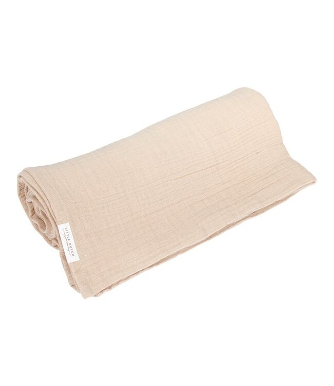 Little Dutch Little Dutch - Swaddle doek hydrofiel 120 x 120 Beige