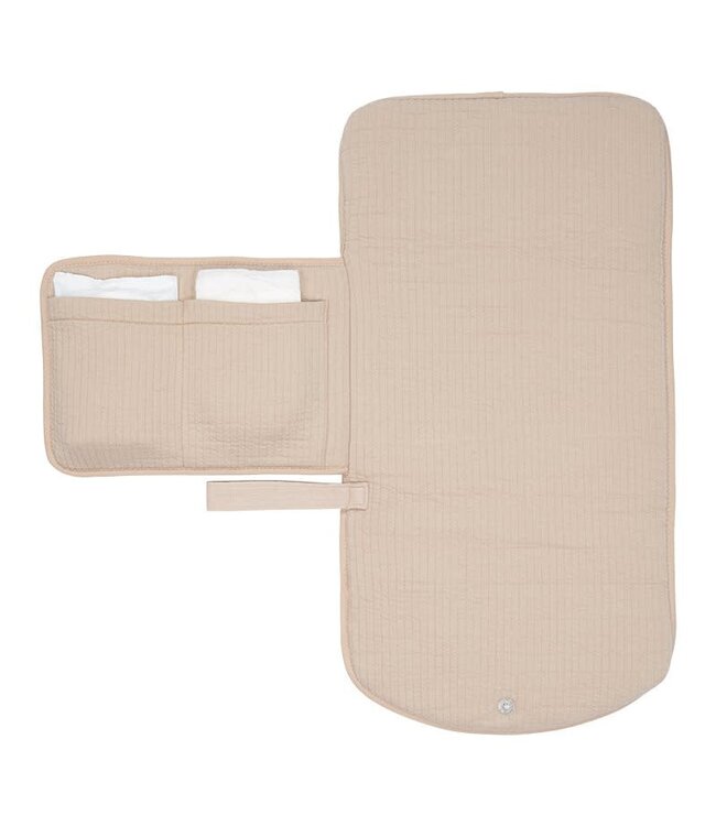 Little Dutch Little Dutch - Verschoningsmatje met hengsel Pure Beige