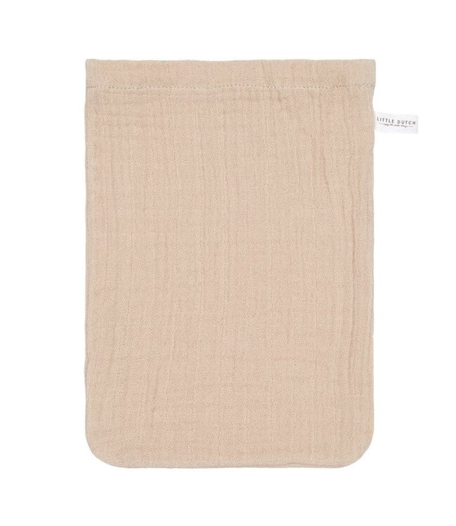 Little Dutch Little Dutch - Washandjes set hydrofiel Baby Bunny / Beige