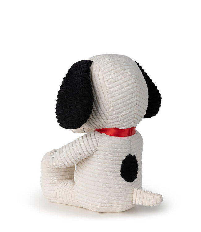 Nijntje - Miffy Nijntje - Snoopy Sitting Corduroy Cream in giftbox - 27 cm