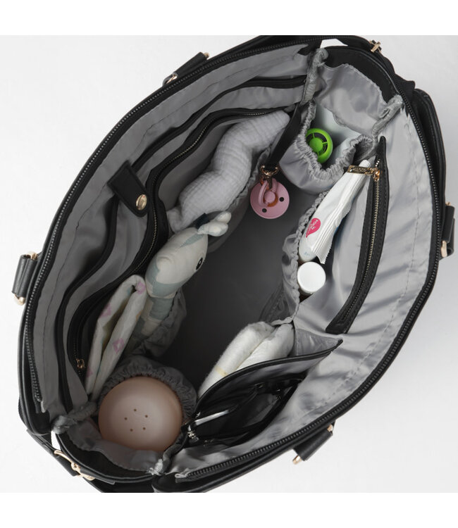 Joissy Joissy - Diaper bag SOHO - totally black