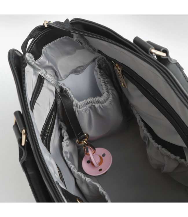 Joissy Joissy - Diaper bag SOHO - totally black