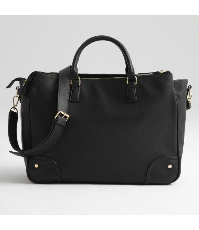 Joissy Joissy - Diaper bag CARLA - black/gold