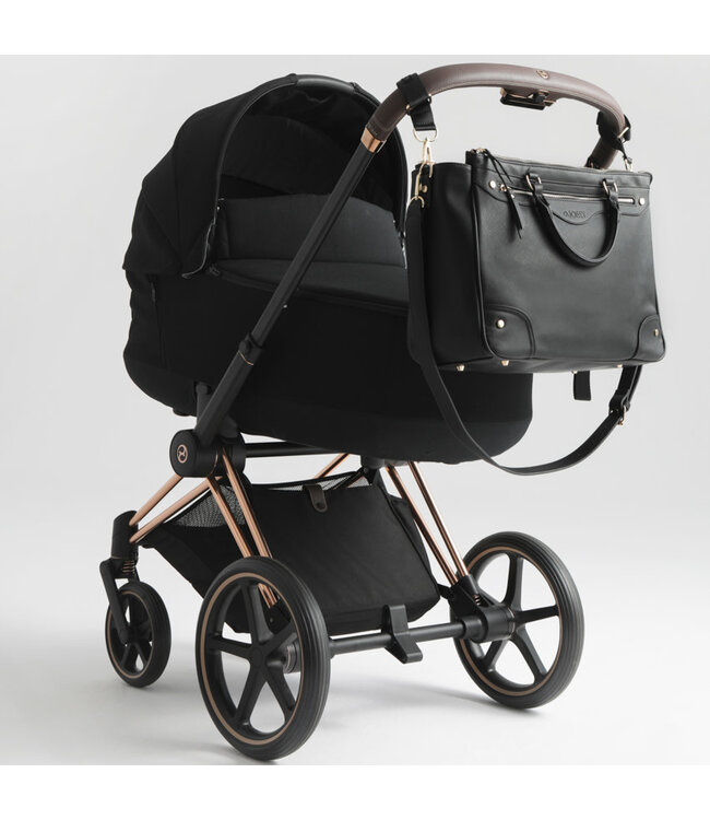 Joissy Joissy - Diaper bag CARLA - black/gold