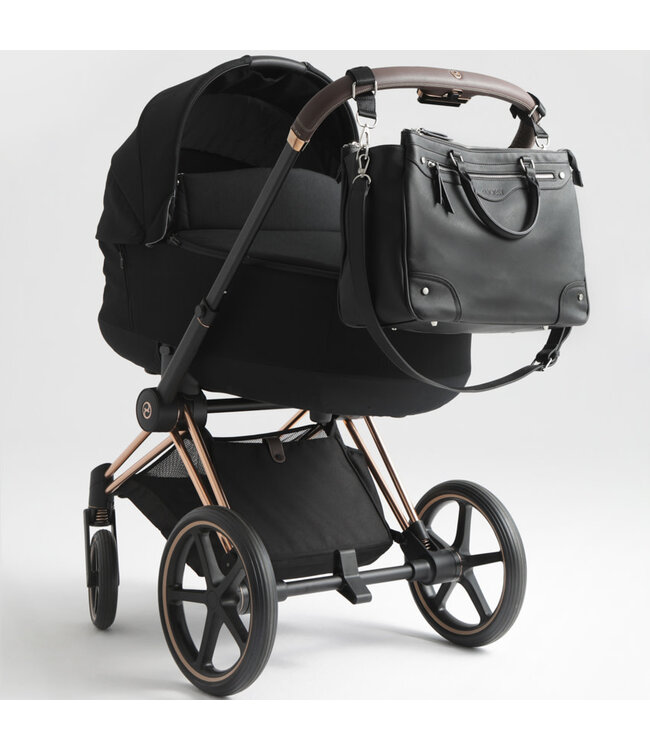 Joissy Joissy - Diaper bag CARLA - black/silver