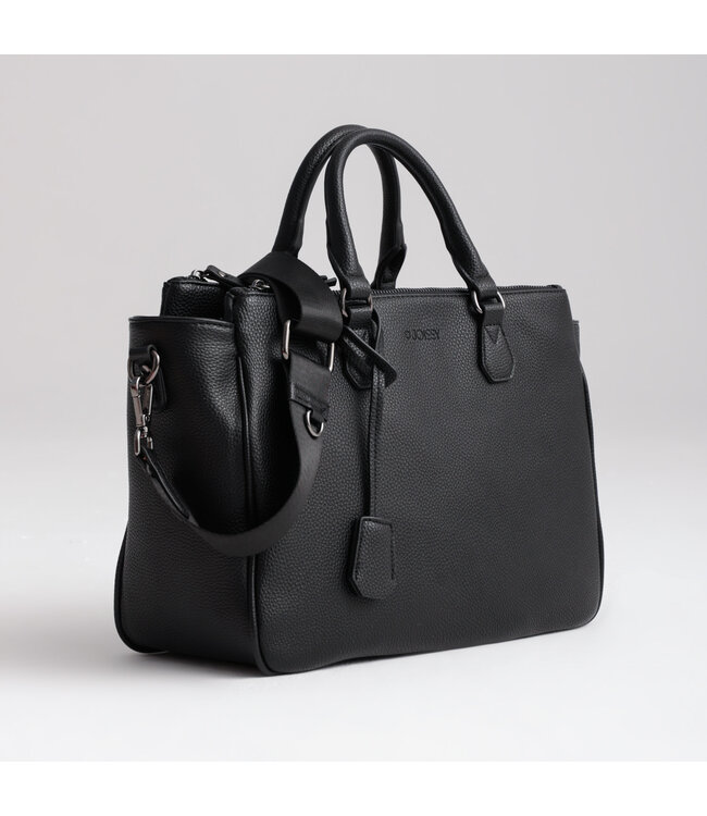 Joissy Joissy - Diaper bag MILA  - black/gun metal