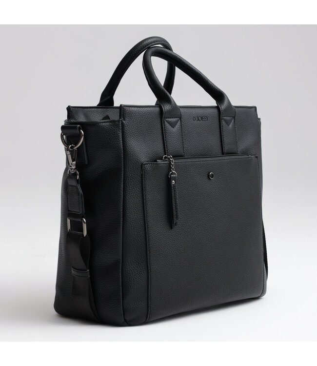 Joissy Joissy - Diaper bag GINA  - black/gun metal